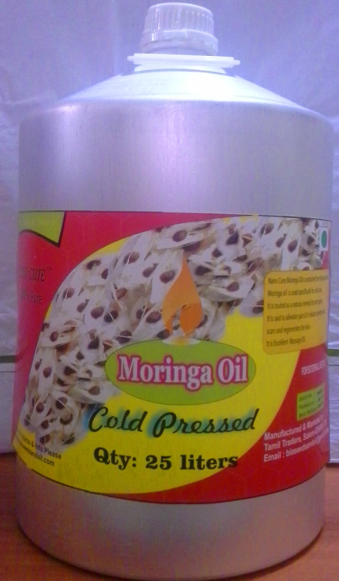 Cold Pressed Moringa oil